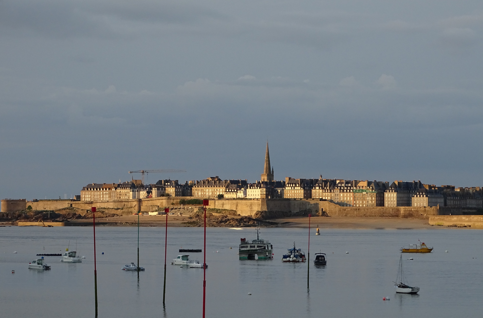 Saint Malo vue de Dinard