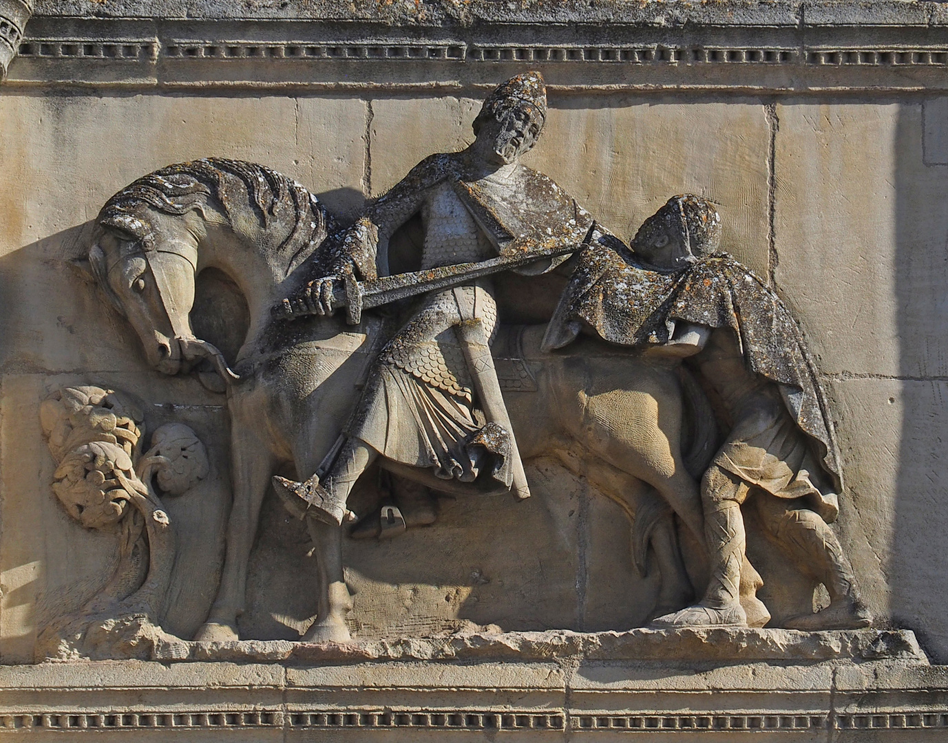 SaintMartin partageant son manteau avec un mendiant photo et image