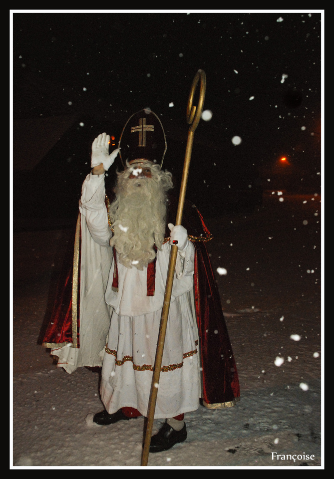 Saint Nicolas sous la neige