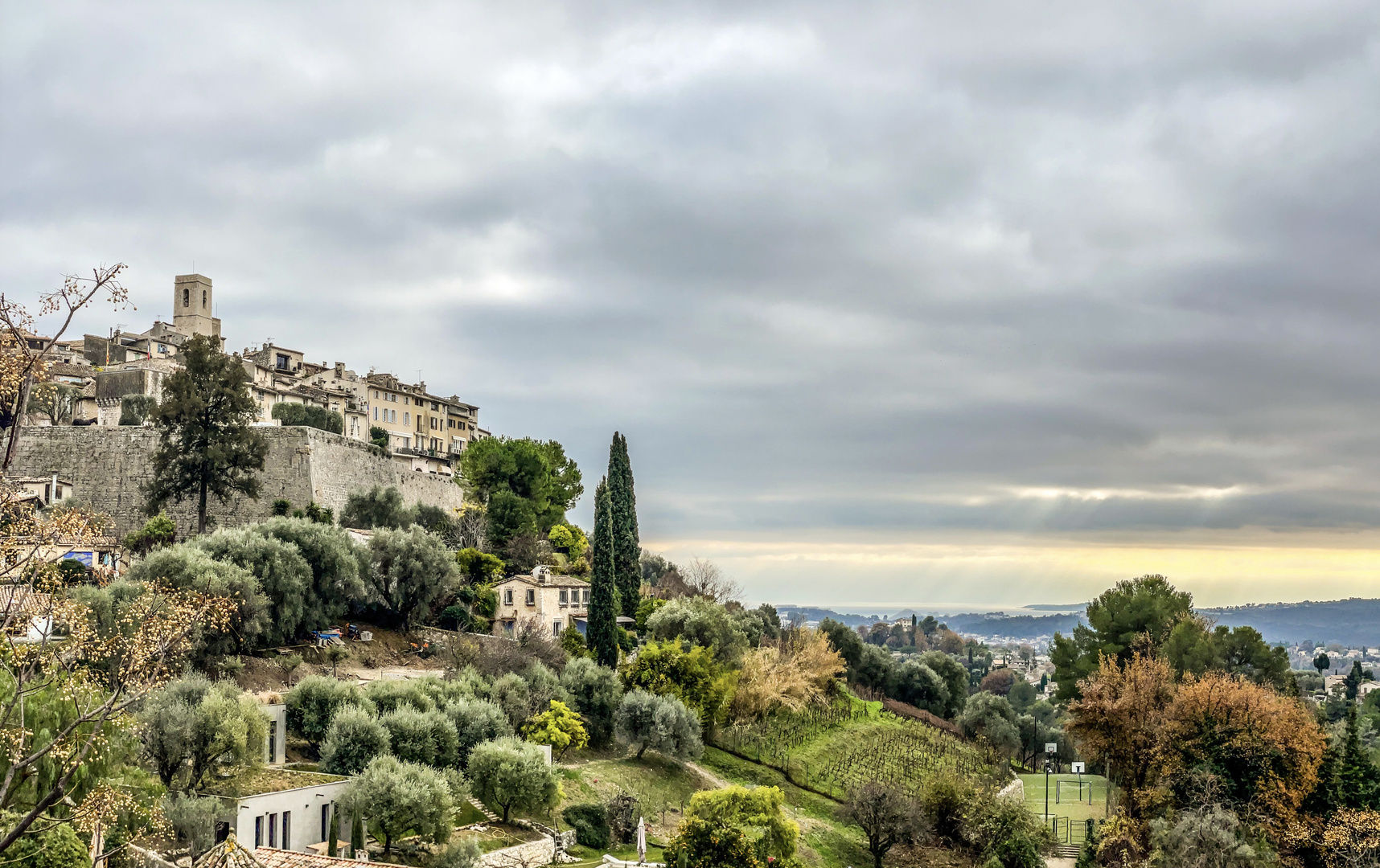 Saint Paul de Vence en hivernage