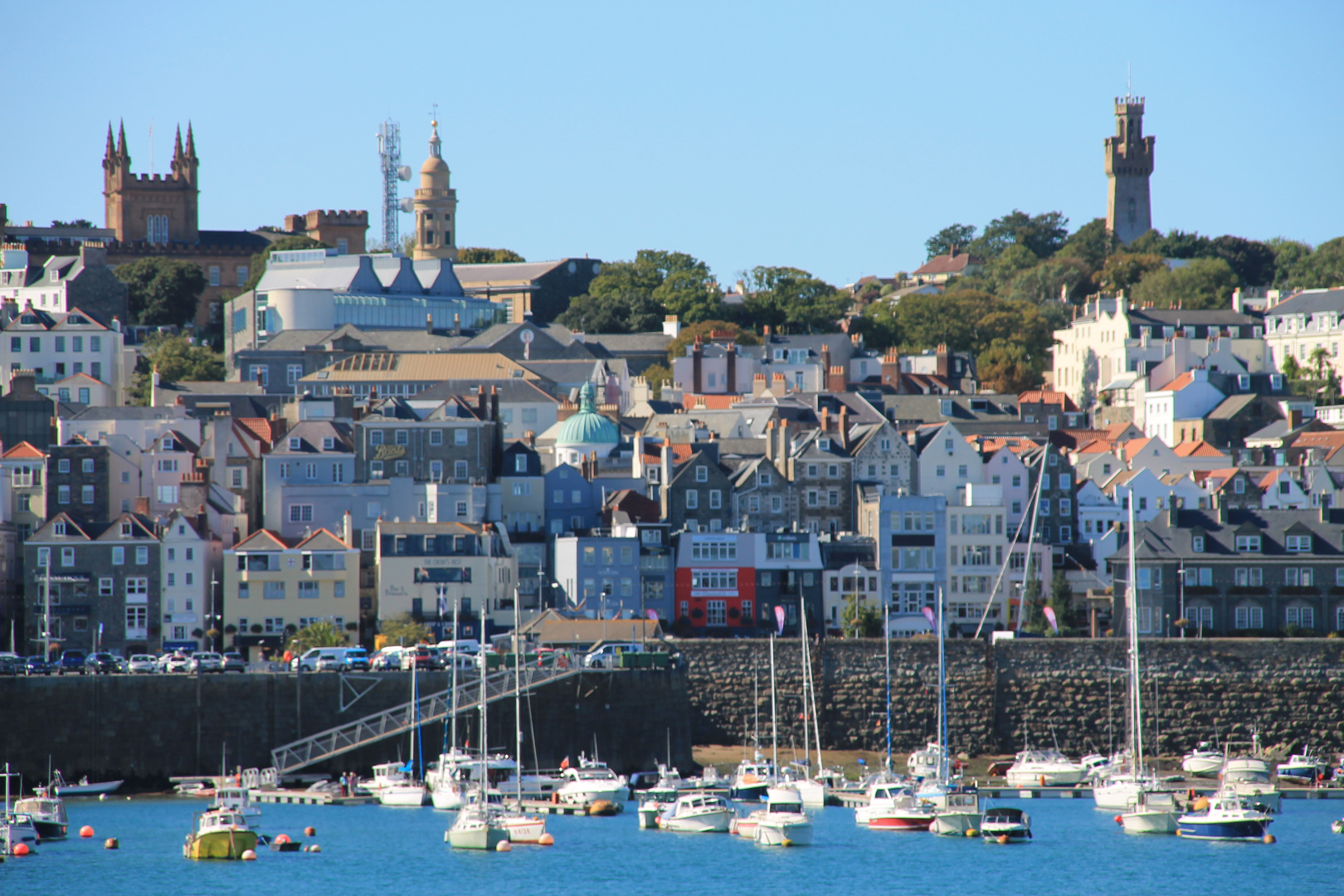 Saint Peter Port auf der Insel Guernsey