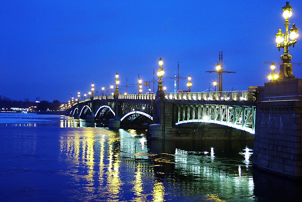 Saint-Petersburg`s bridge