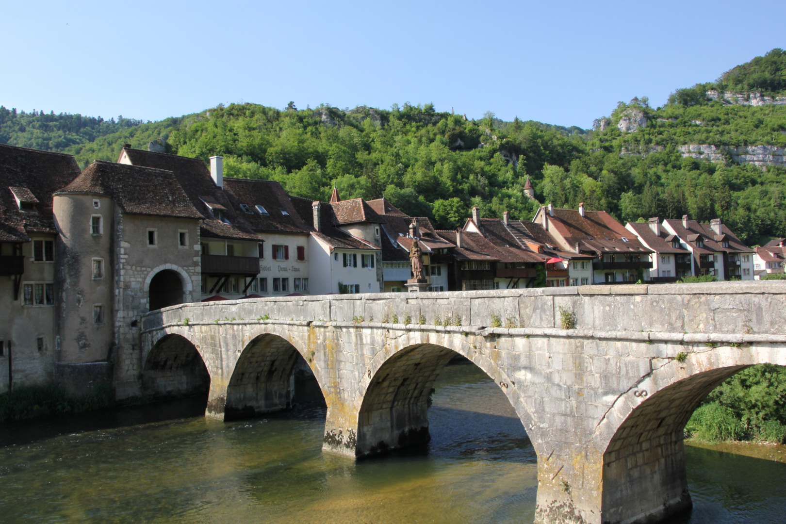 Saint Ursanne im Schweizer Jura