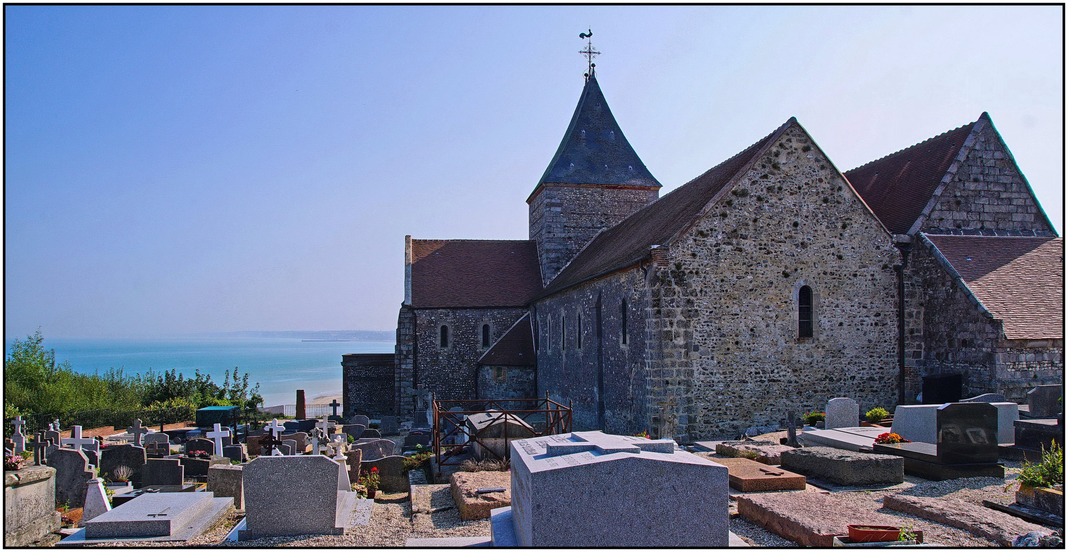 Saint-Valery-Kirche und Friedhof von Varengeville-sur-Mer