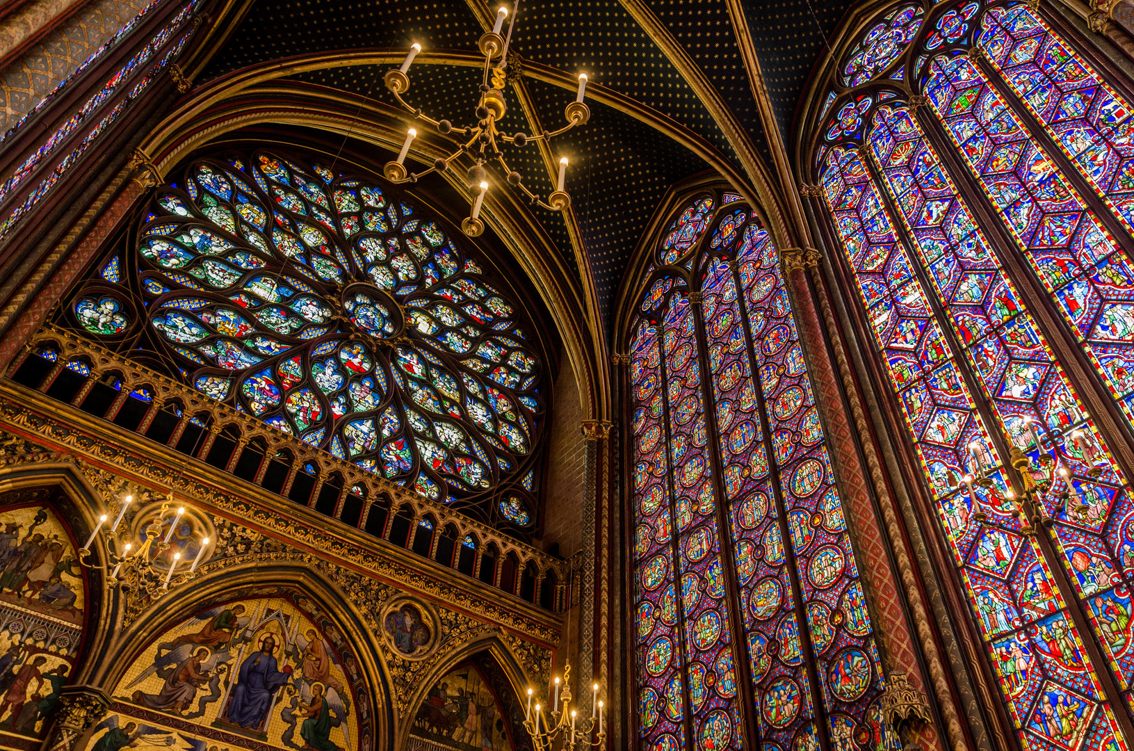 Sainte Chapelle stained-glass windows