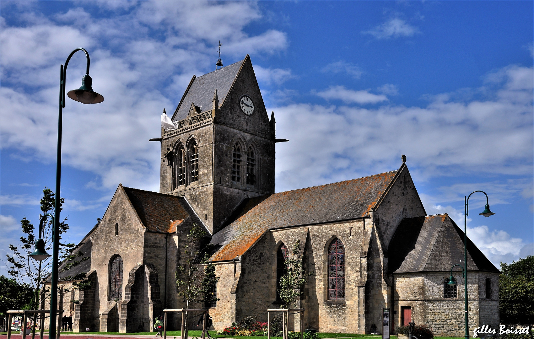 Sainte Mère Eglise 75ème anniversaire photo et image france, world