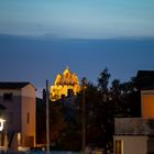 Saintes-Maries-de-la-Mer - Kirche zu Blauen Stunde