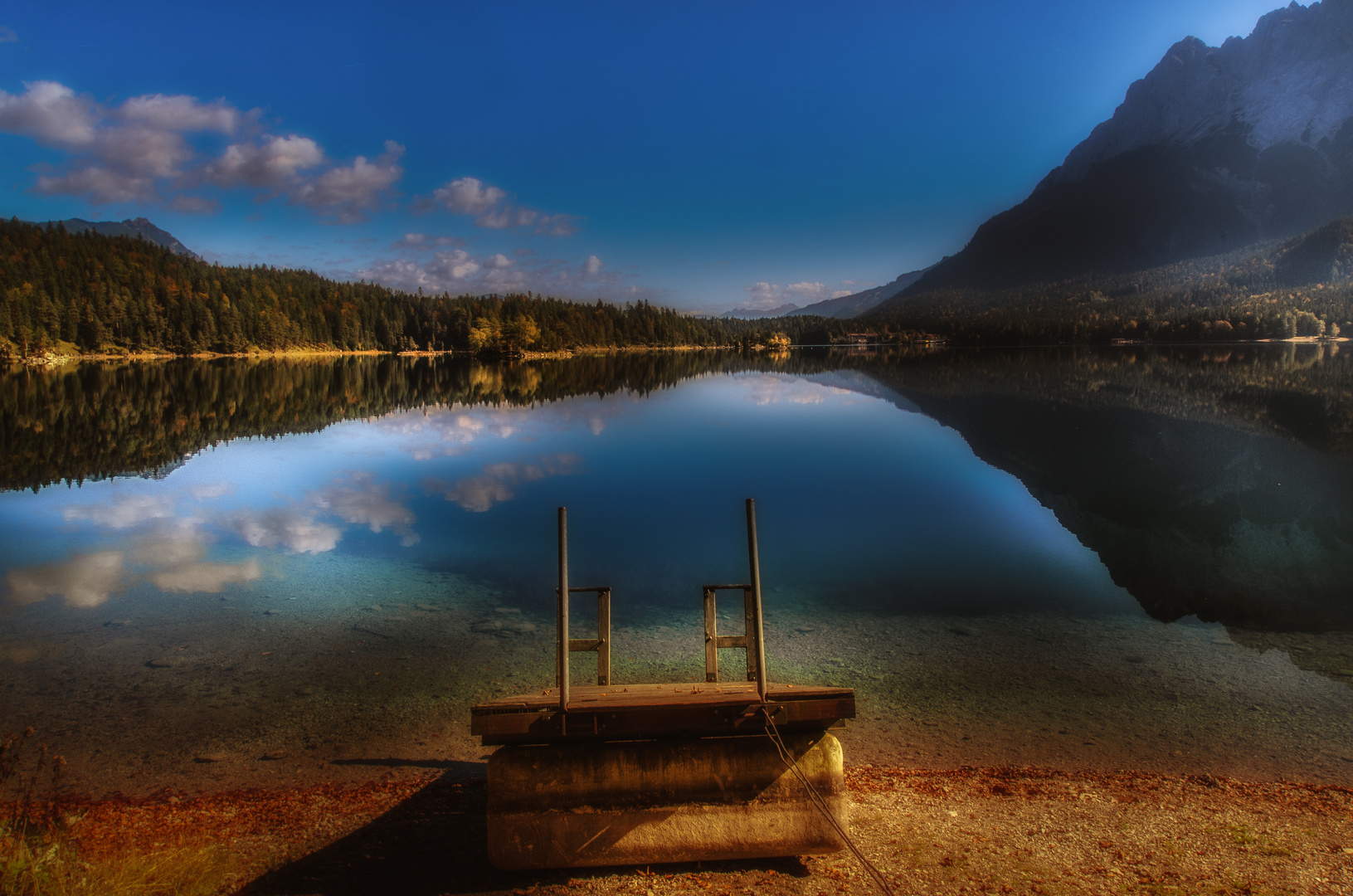 Saisonende am Eibsee