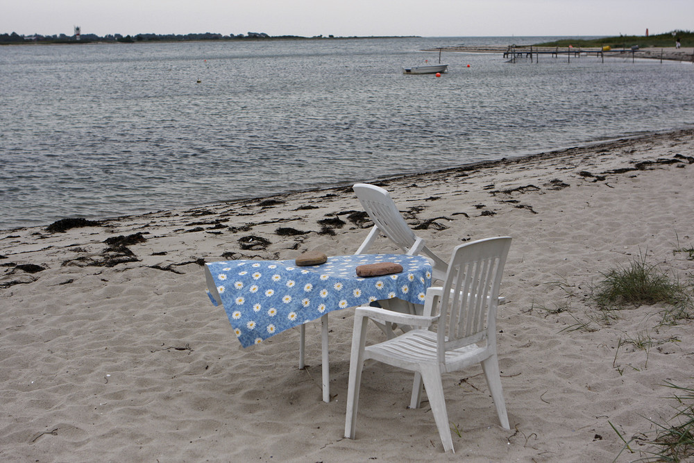 Saisonende am Strand von Aarösund