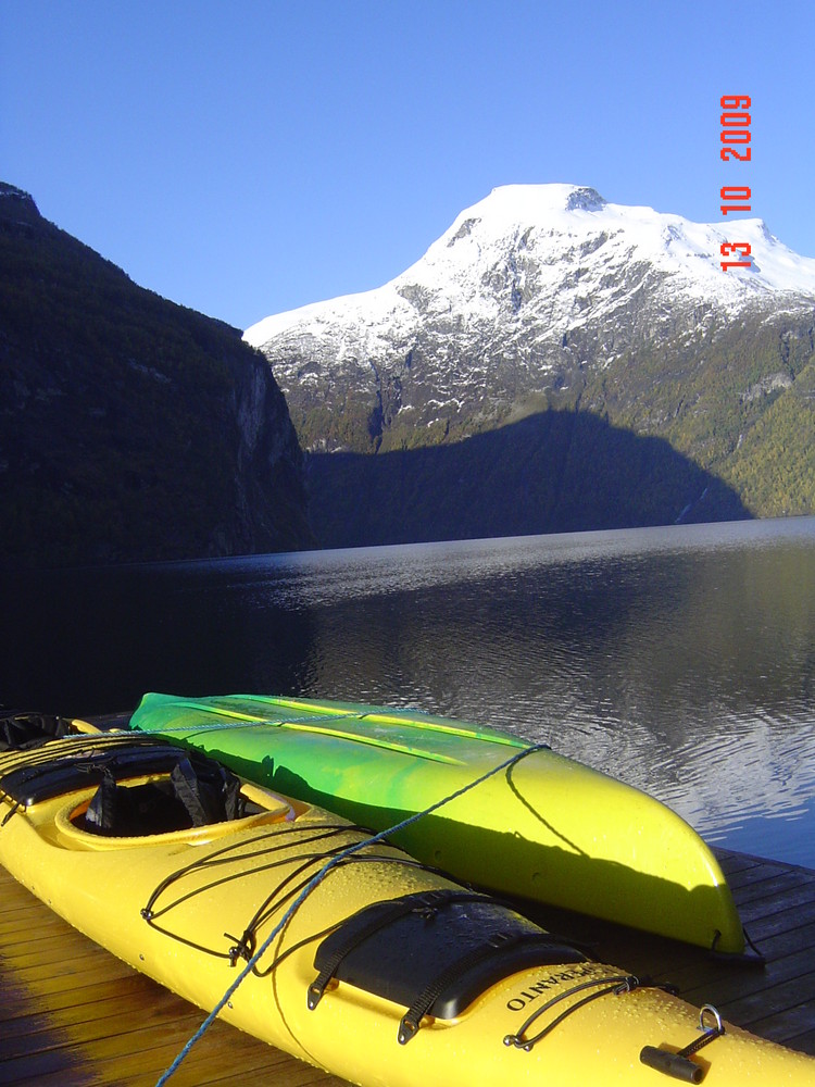 Saisonende im Geirangerfjord