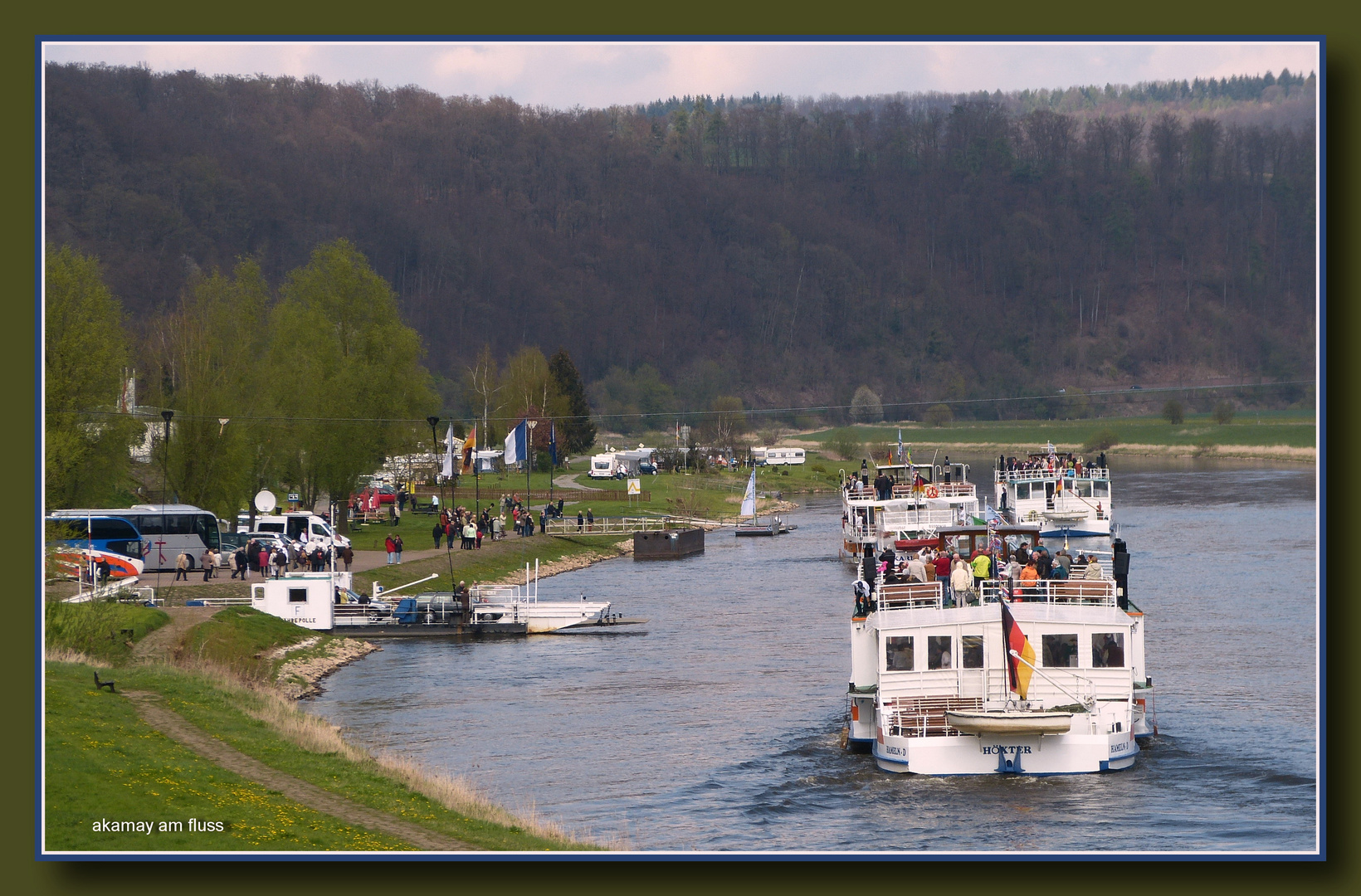 Saisoneröffnungsfahrt Weser - Station Polle