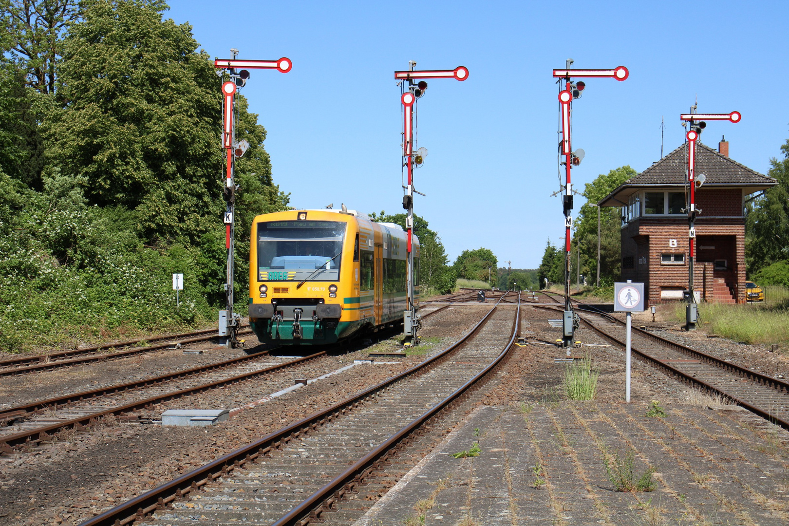 Saisonverkehr in Karow/Meckl.