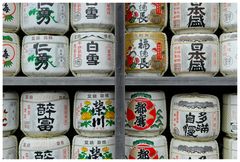 Sake Barrels