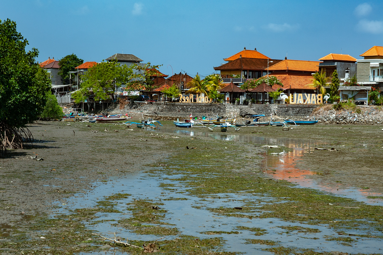 Sakenan bay during low tide