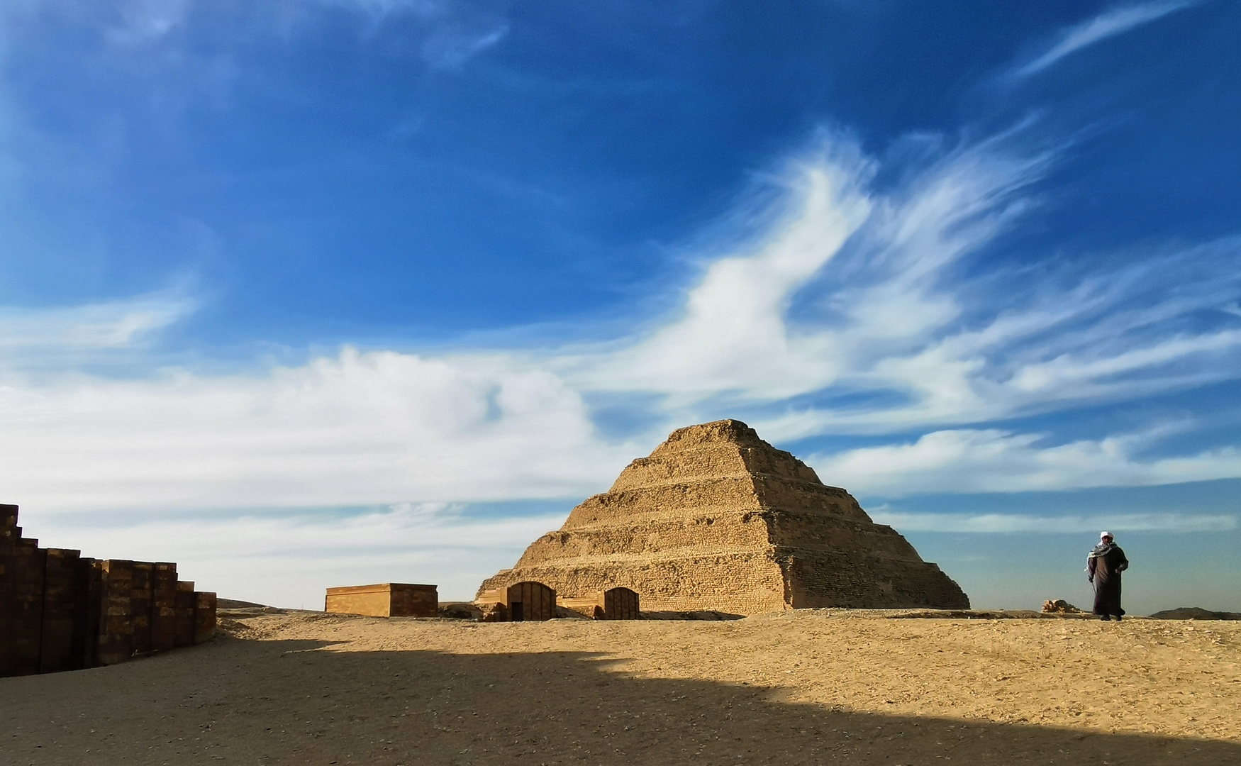 Sakkara Stufenpyramide des Djoser 2650 v. Chr.