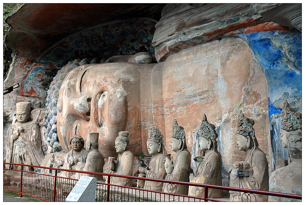 Sakyamuni Buddha Entering Nirvana