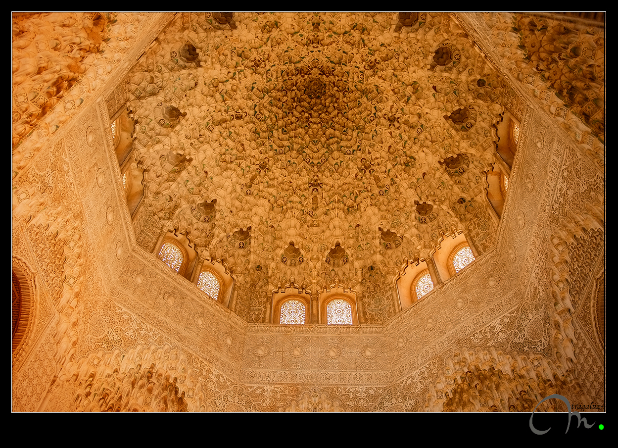 Sala de las Dos Hermanas... detalle de la bóveda