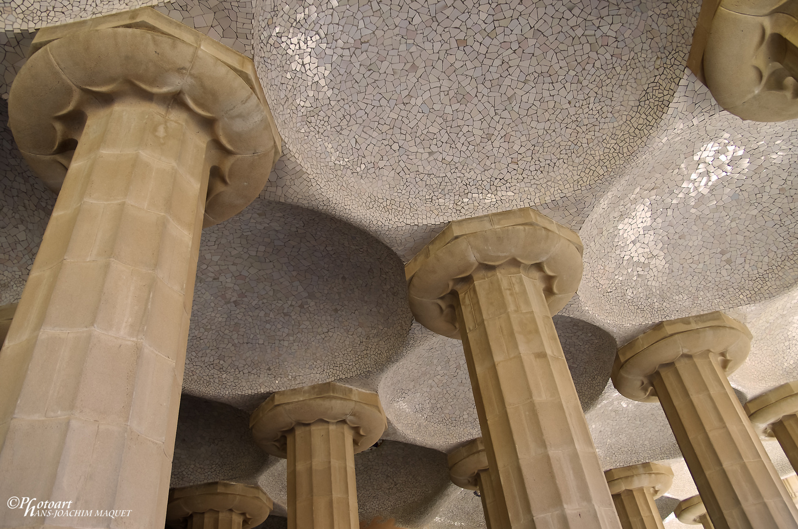 Sala Hipostila - 100 Säulen im Park Güell