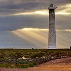 SALADAR DE JANDIA Y FARO DE MORRO JABLE. (FUERTEVENTURA).