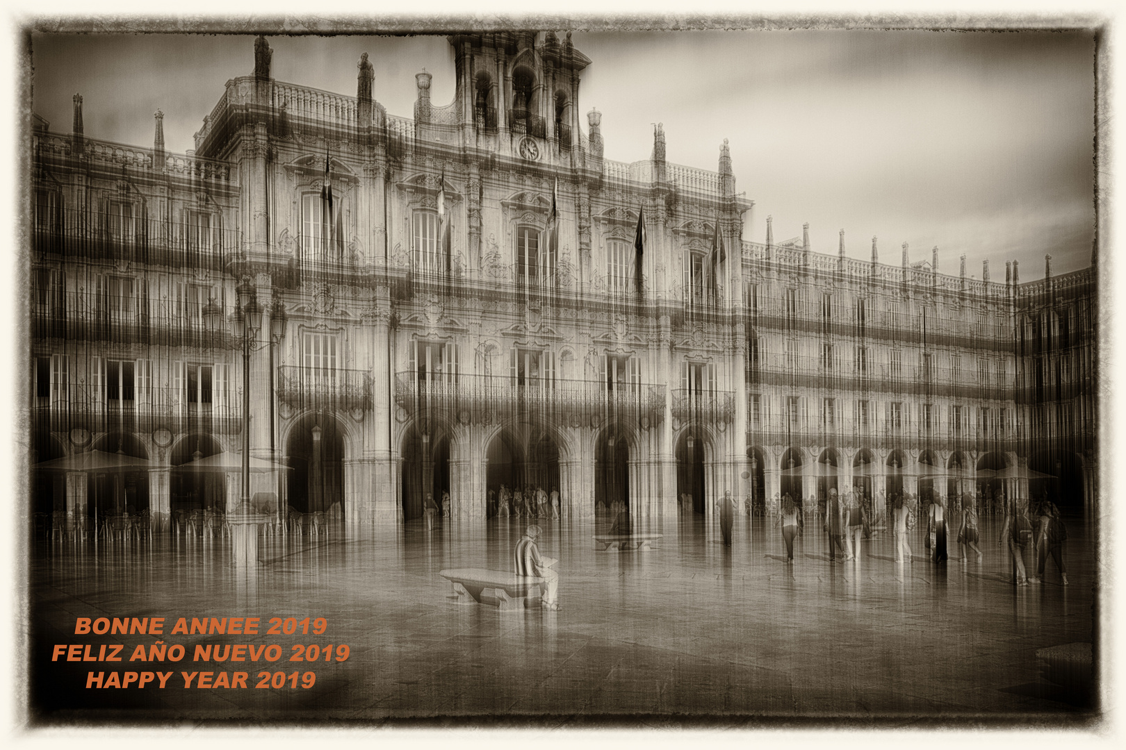 SALAMANCA ESPAÑA PLAZA MAYOR VOEUX 2019