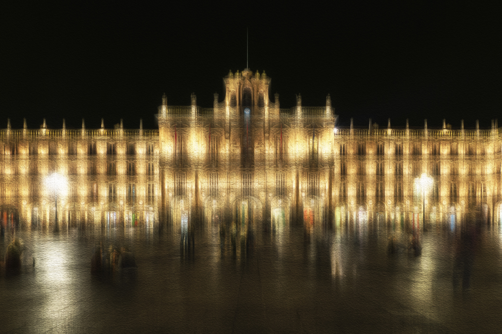 SALAMANCA ESPAÑA PLAZA MAYOR VOEUX  TABLEAU