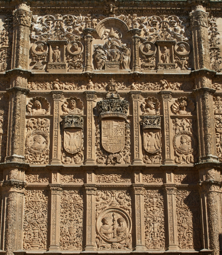 Salamanca - Universitätfassade Detail 2