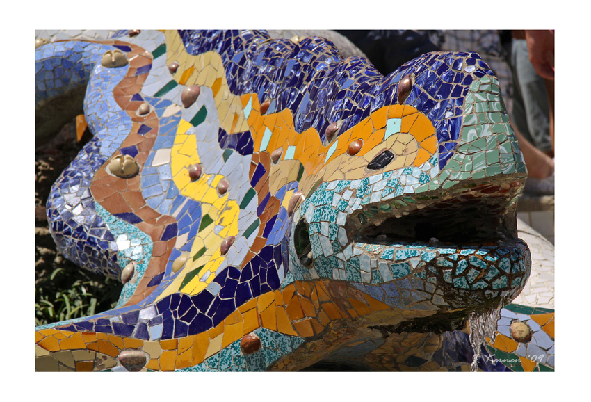 Salamander im Park Güell - Barcelona