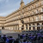 SALAMANQUE (Espagne), la Plaza Mayor. 