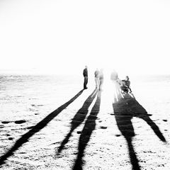 Salar de Uyuni - Gegenlicht bei Sonnenuntergang