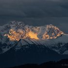 Salaruelkopf im Abendlicht