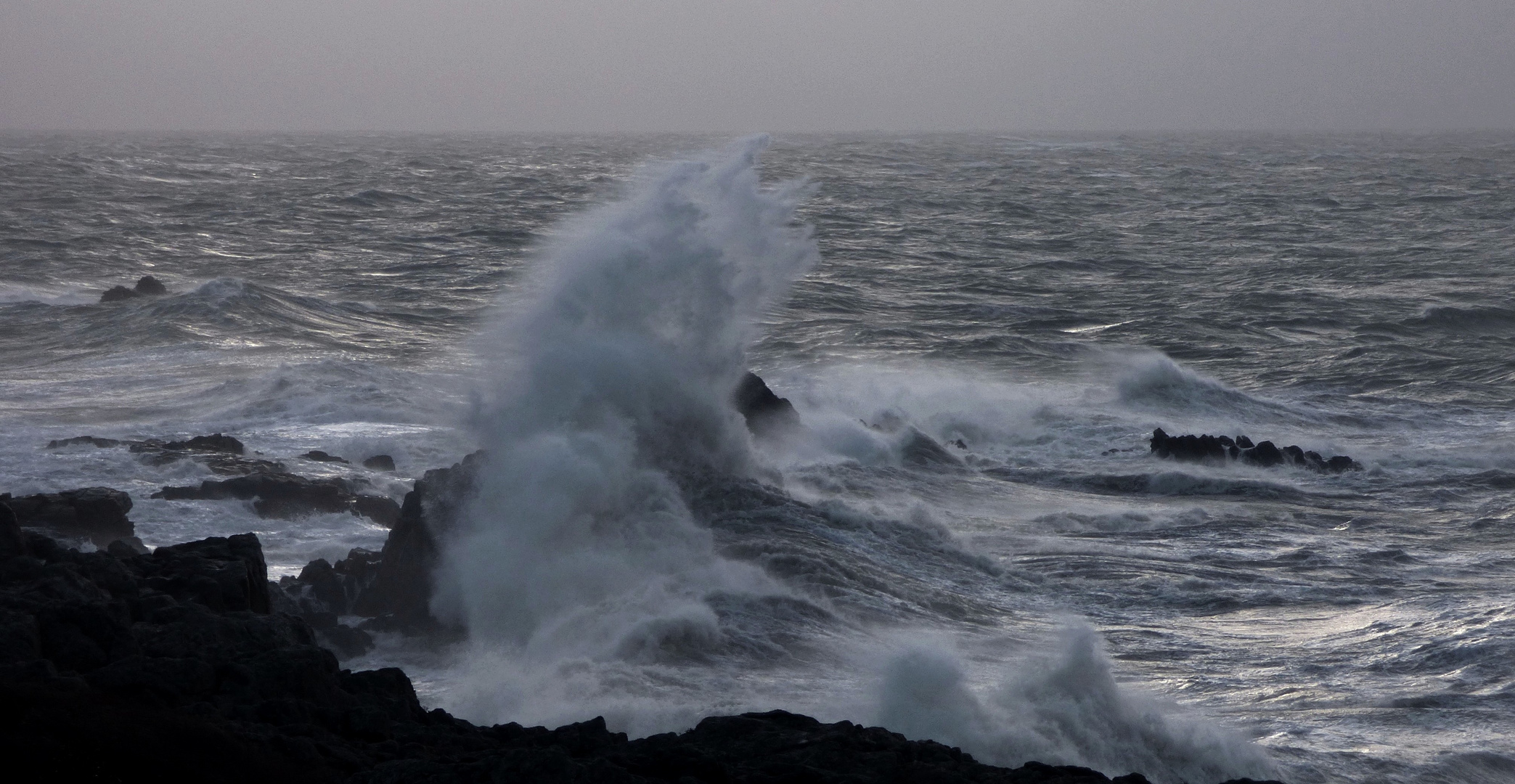 Sale temps sur la côte