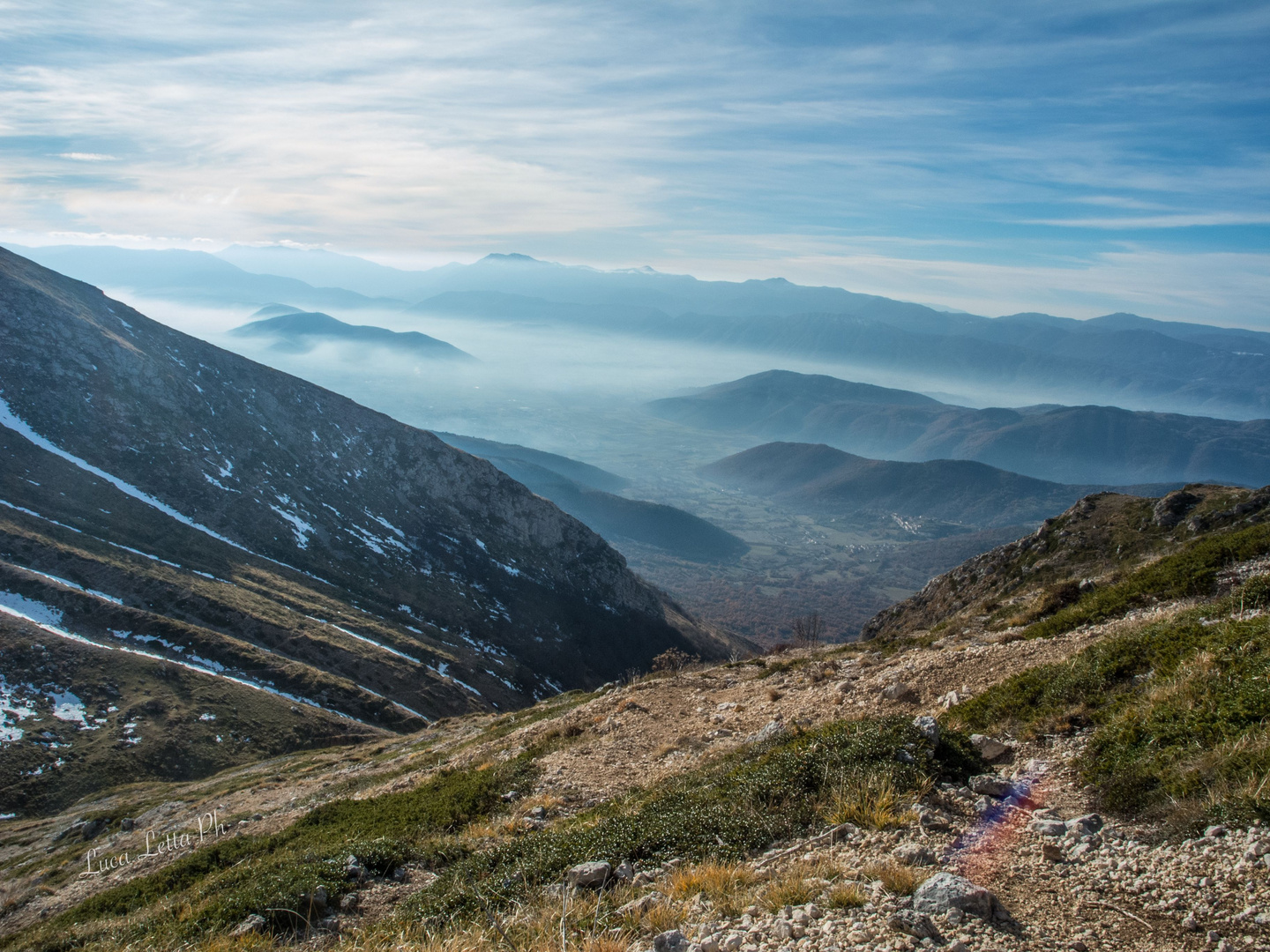 Salendo fino al Rifugio "Capanna di Sevice"