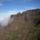 salendo per il teide