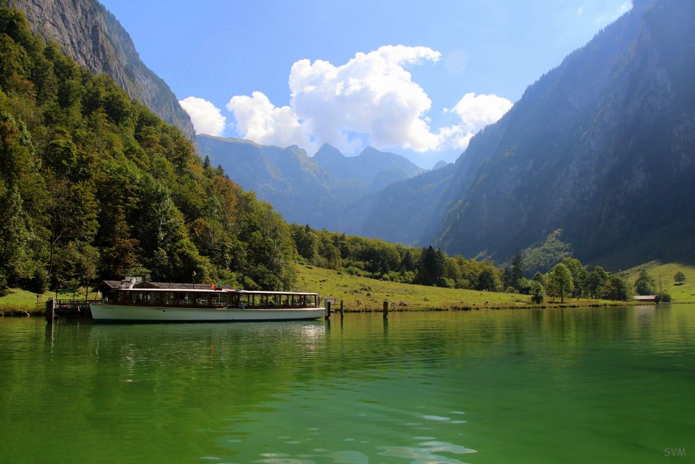 Salet- der hintere und unbekanntere Schiffsanleger am Königssee