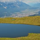 Salfeins-Lacke - und im Hintergrund Inntal mit Innsbruck