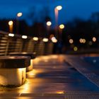 Salford-Brücke im Regen