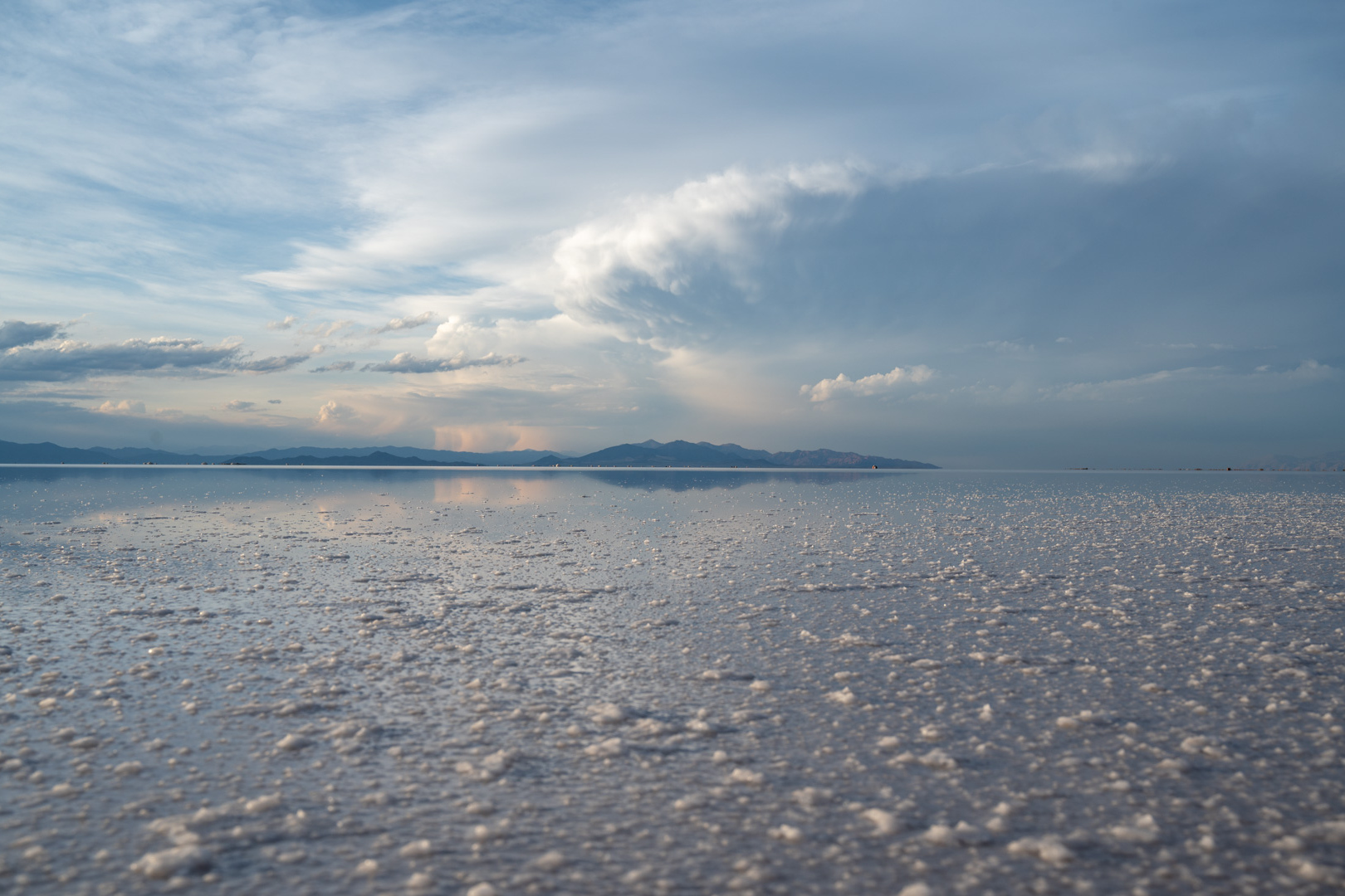 Salinas Grandes Gewitterfront