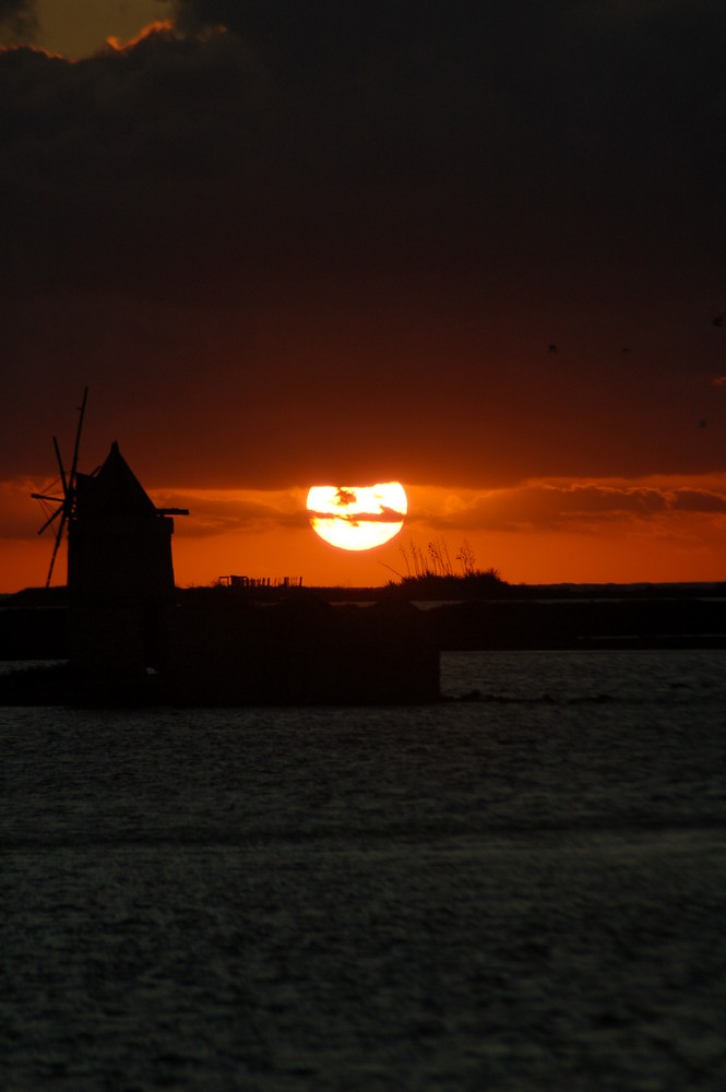 Saline di Trapani al tramonto