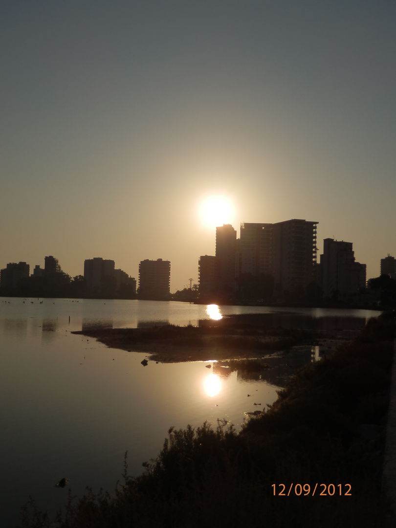 Salinen Calpe Sonnenaufgang