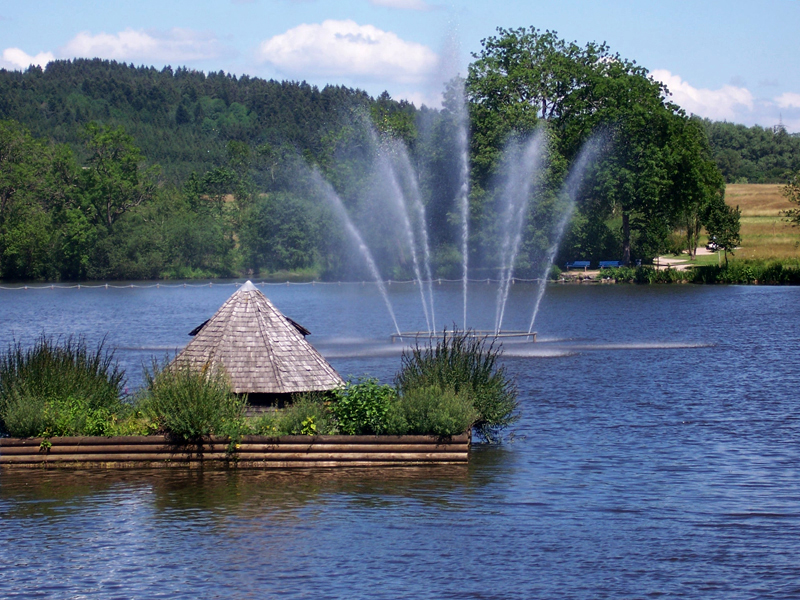 Salinen see Bad Dürrheim Foresta nera - germania