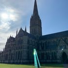 Salisbury Cathedral with Light