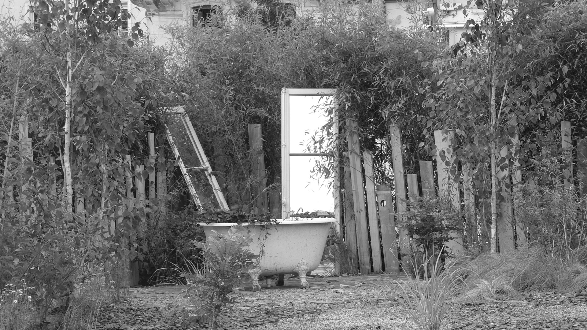 Salle de bain dans la rue