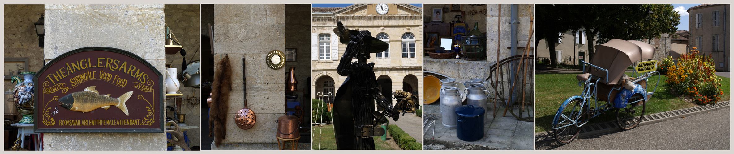 Salon antiquités et brocante de Lectoure 3 - Antiquitäten- und Trödelmarkt in Lectoure 3