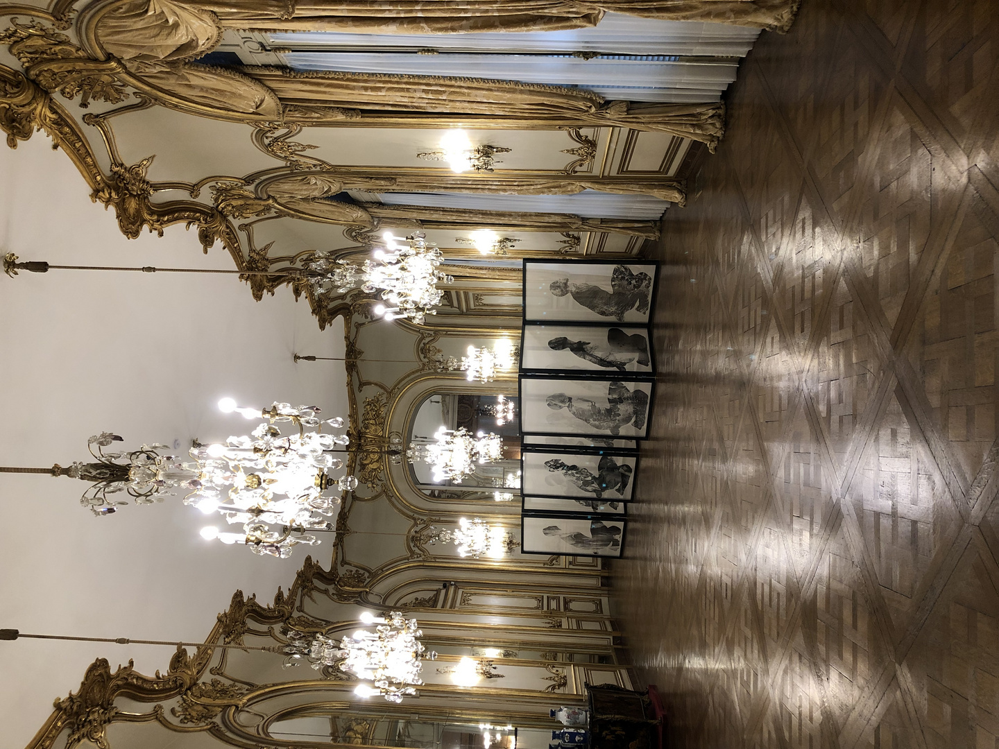 Salón de los espejos , Palacio Errazuriz.