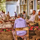 Salon de Thé dans la vallée de Ferghana