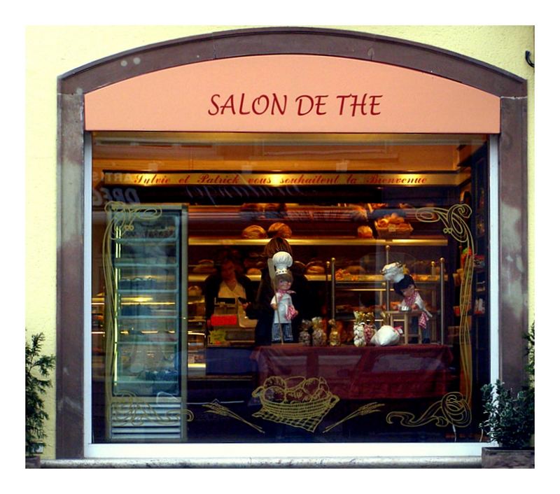 Salon de The, Lauterbourg . Frankreich