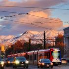 Salt Lake City Blick auf die Berge