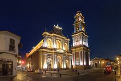 Salta - Iglesia San Francisco - Nacht