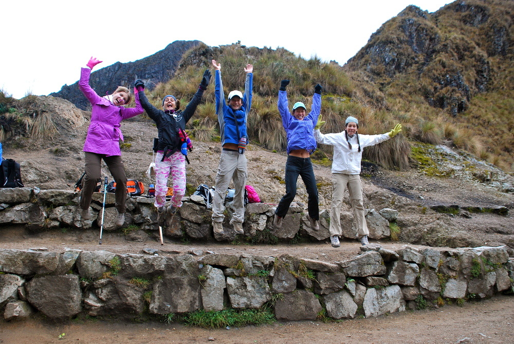 Saltando en los Andes