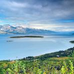 Saltfjord nördlich des Polarkreises